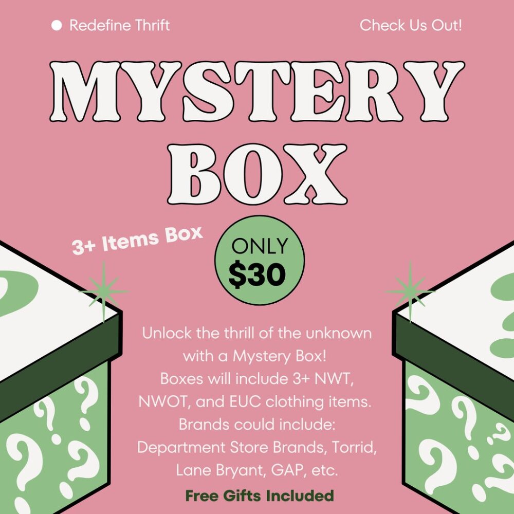 Mystery Box 3+ Items for $30
